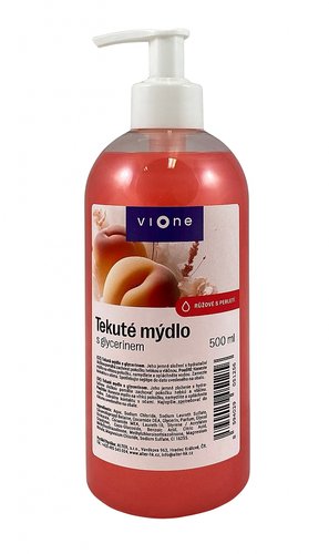 Tekut mdlo VIONE s perlet - rov BROSKEV 500 ml pumpika